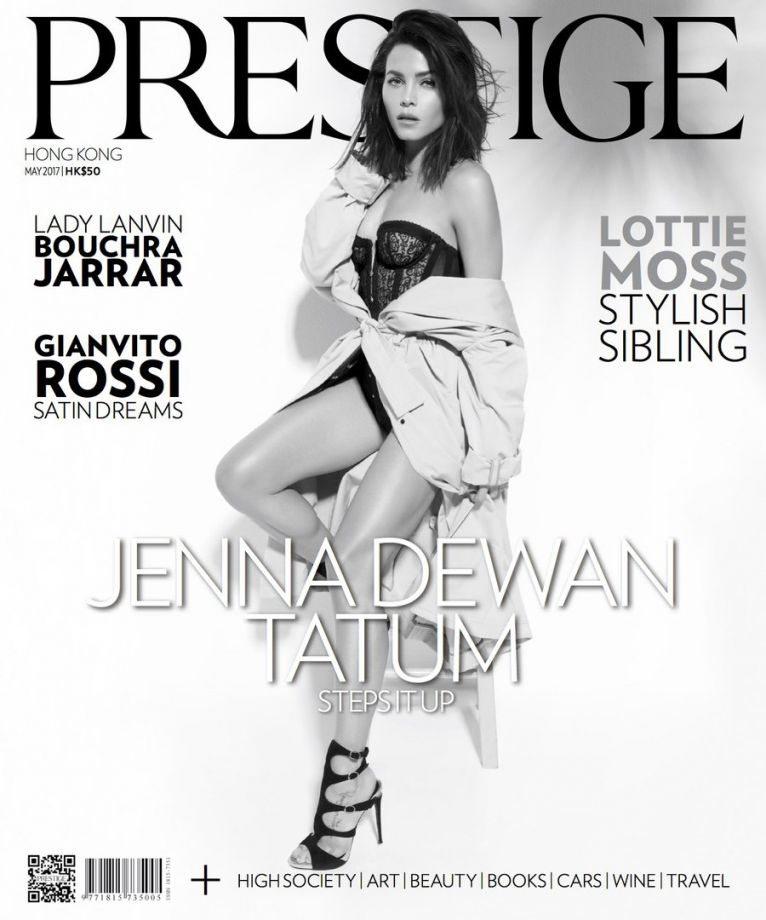 Дженна Татум на обложке Prestige
