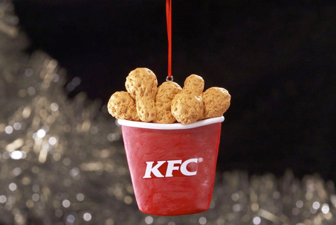 KFC выпустили новогодние игрушки