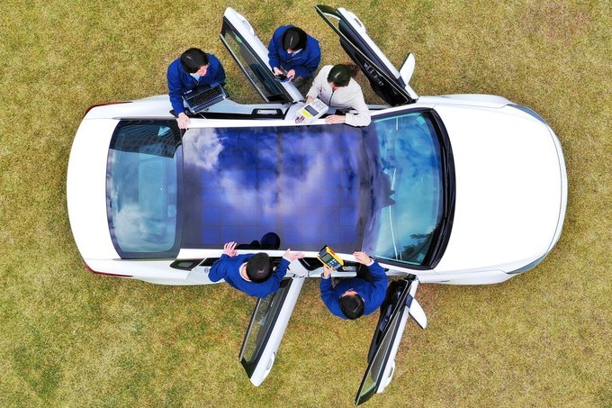 Hyundai и Kia будут выпускать авто с солнечными панелями