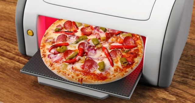 В США создали 3D-принтер, который печатает пиццу