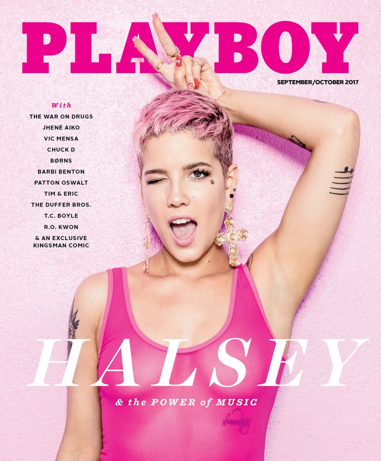 Певица Halsey для осеннего номера Playboy