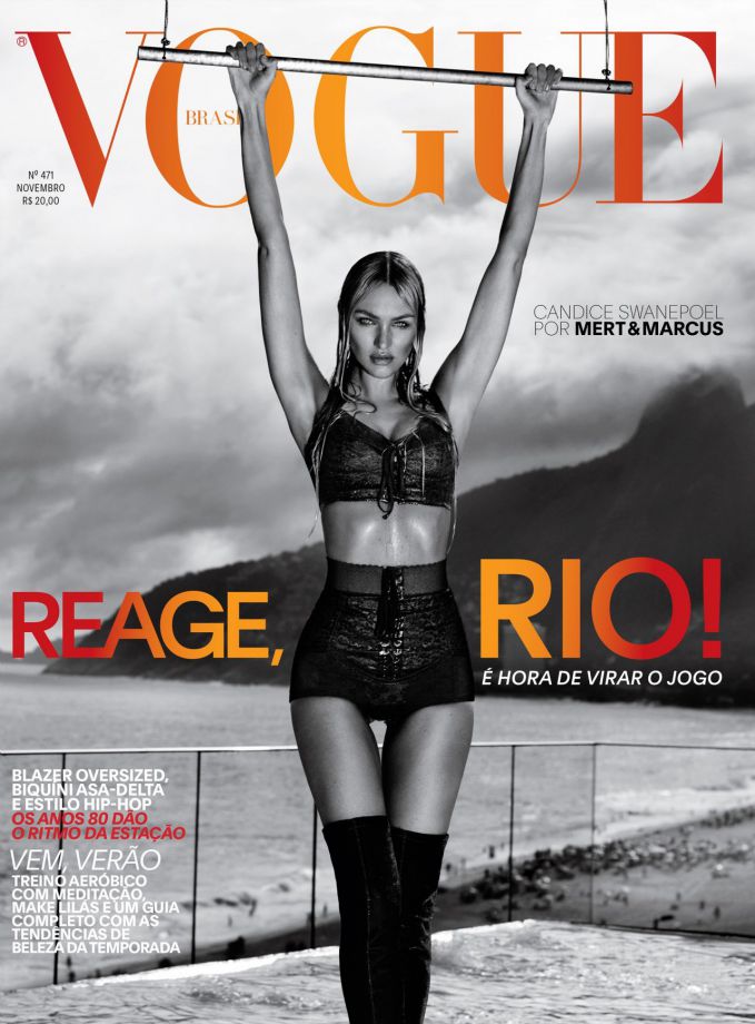 Кэндис Свэйнпоул для ноябрьского Vogue Brazil