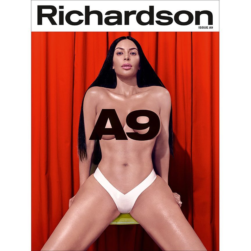 Ким Кардашян украсила обложку Richardson Magazine
