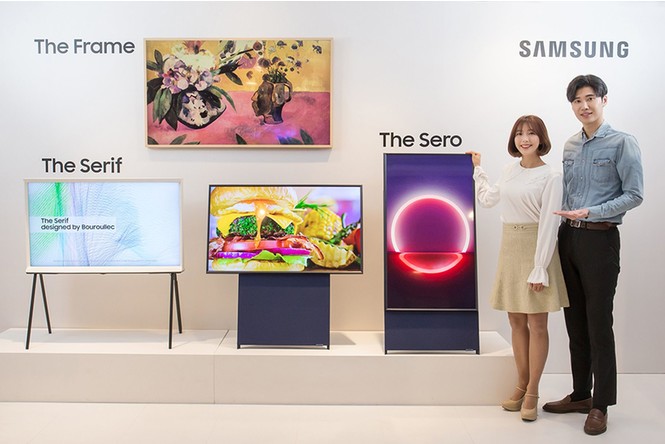 Samsung собирается выпустить вертикальные телевизоры