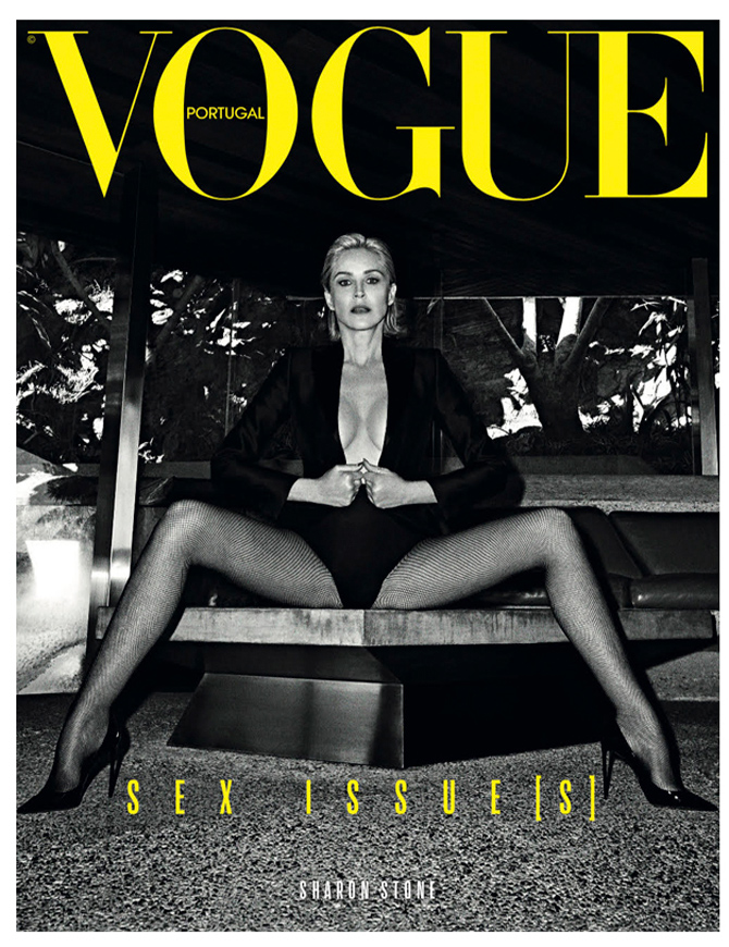 Шэрон Стоун на обложке секс-выпуска Vogue