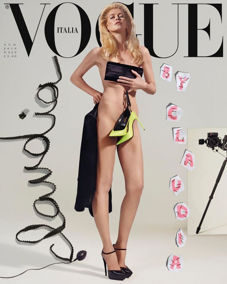 Фото дня: Клаудия Шиффер снялась обнаженной для Vogue