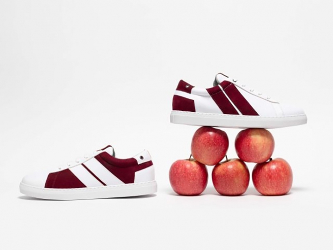Французский бренд создал кроссовки из яблочной кожуры
