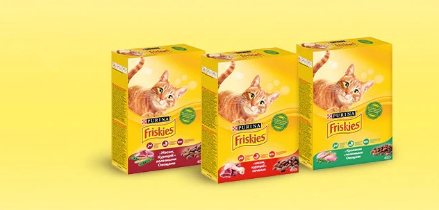 Сухой корм Friskies для взрослых котов и кошек