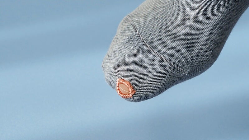 Вещь дня: японский дизайнер придумал носки с дырками