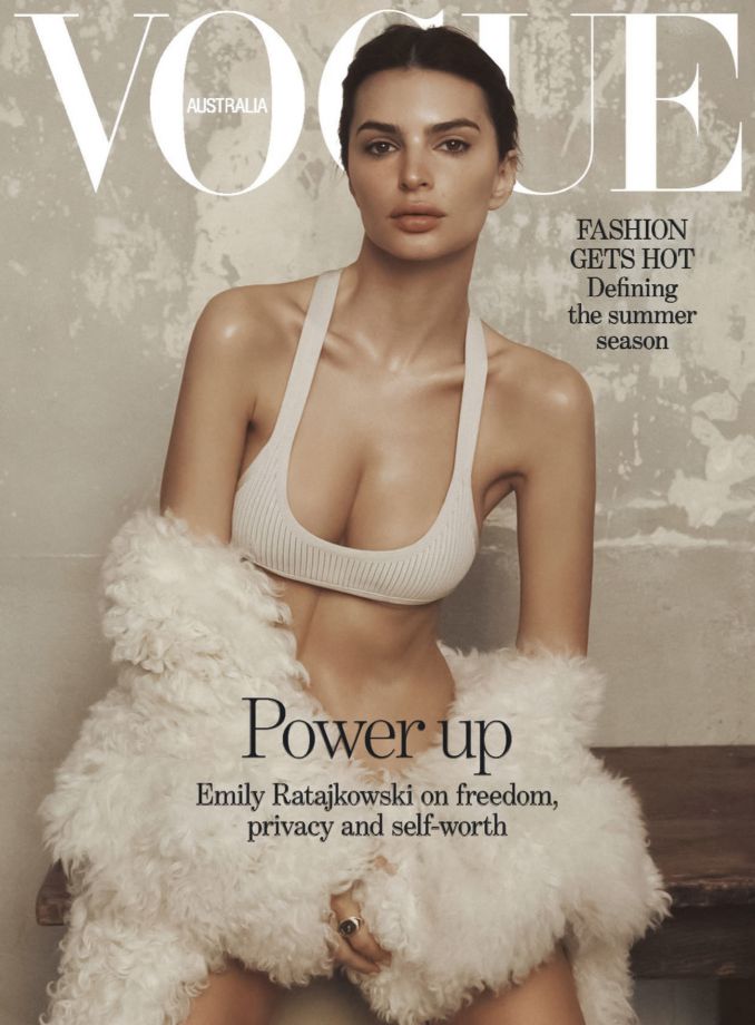 Емілі Ратаковські для відвертої зйомки Vogue Australia