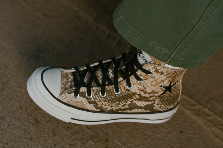 Converse та Stussy випустили рептилійні Chuck 70